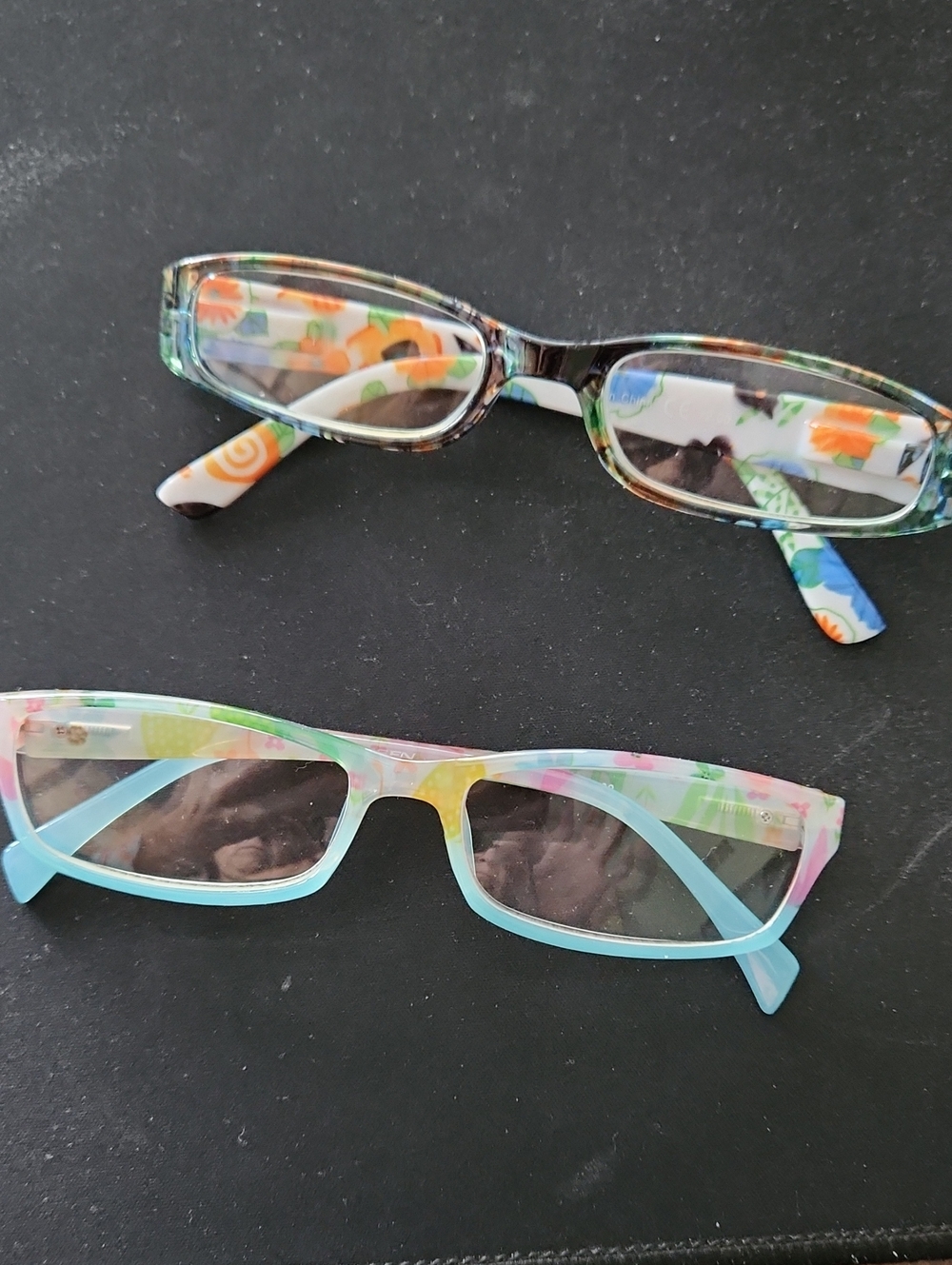 NEW Women's Reading Glasses 2 Pairs Ladies Fashion Spring Hinge Readers 2.0x